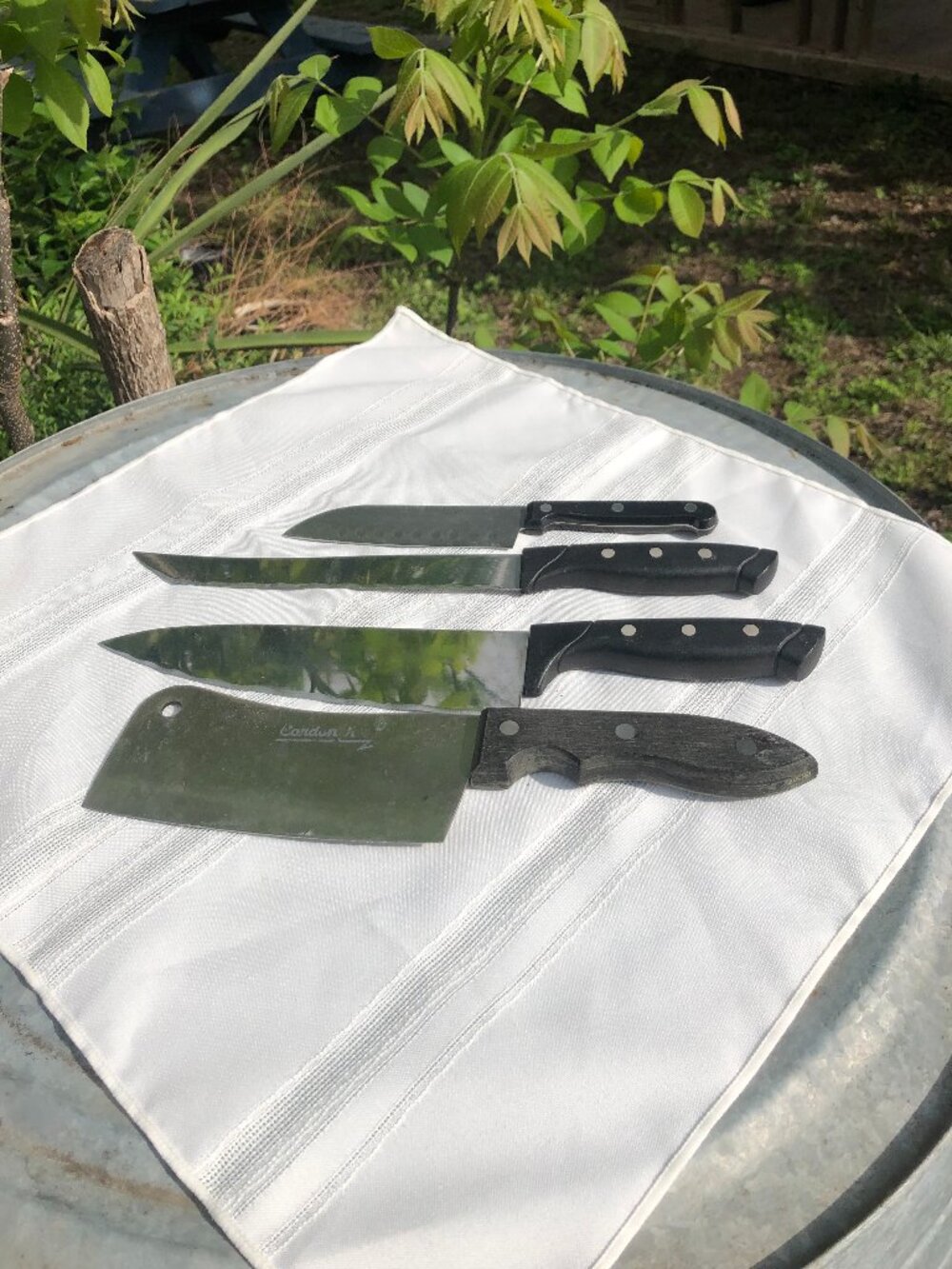 Various Kitchen Knives, Set of 4